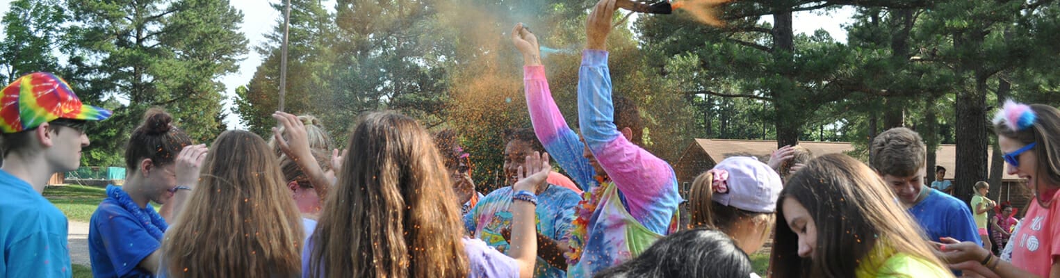 ASIT Program - Campers color war - Cub Creek Science and Animal Camp