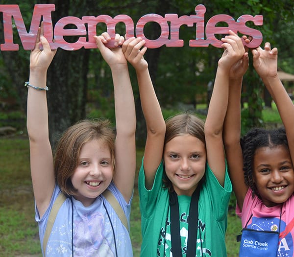 Home Page Resize- Girl campers cherish camp memories - Cub Creek Science and Animal Camp